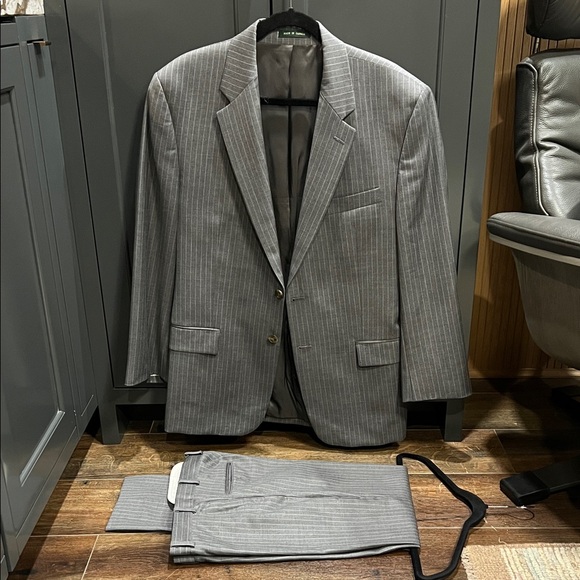 Ralph Lauren Charcoal Pinstripe Men's Suit